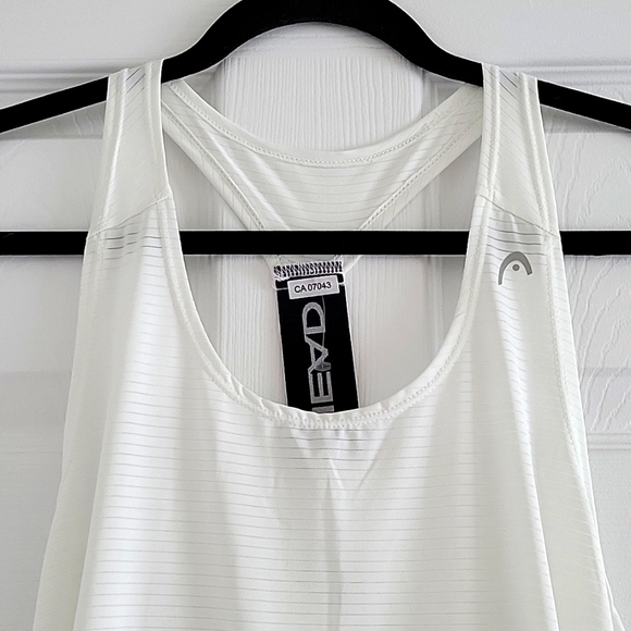 HEAD White Active Tank Top, Size Medium - Picture 2 of 7